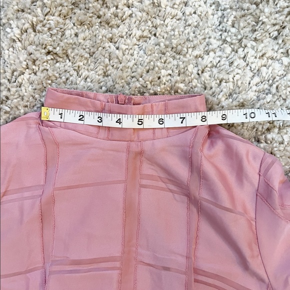 Missguided Pink Plaid Flutter Sleeve SteamPunk Grunge Barbie Skater Dress Size 8 - Picture 9 of 13